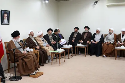 دیدار دست‌اندرکاران کنگره بزرگداشت شهدای روحانی با رهبر انقلاب