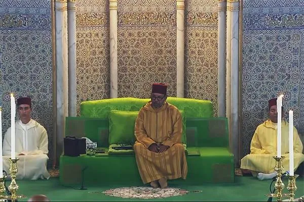 فیلم | حضور پادشاه در جشن میلاد النبی(ص) مراکش