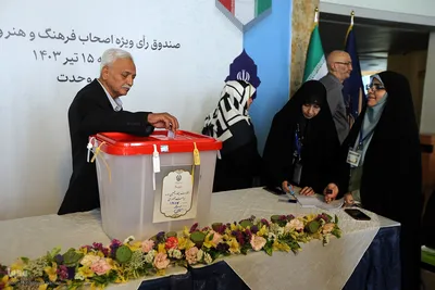 مرحله دوم انتخابات چهاردهمین دوره ریاست جمهوری در تالار وحدت