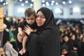 مراسم شیرخوارگان حسینی در حرم عبدالعظیم حسنی