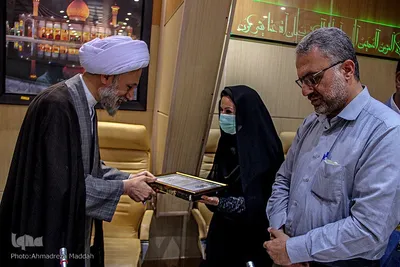 دیدار اعضاء خیریه ملی ناجیان ماندگار بهشت فارس با آیت الله دژکام‎‎