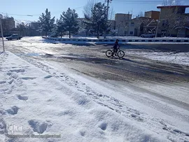 طبیعت زمستانی و روزهای سرد شهرستان اهر