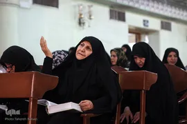 مراسم عزاداری شهادت حضرت زهرا(س) در حرم عبدالعظیم حسنی(ع)