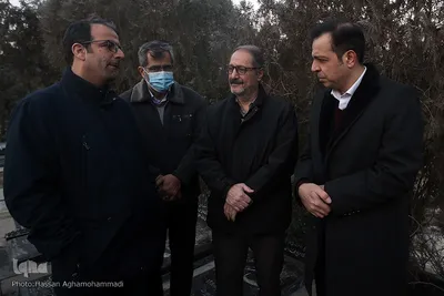 ادای احترام جهادگران به مقام دکتر کاظمی آشتیانی