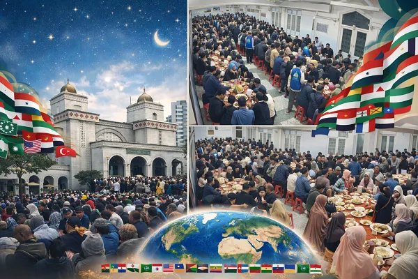 Taipei Büyük Camii’nde 47 farklı milletten Müslüman iftar yemeğine katıldı