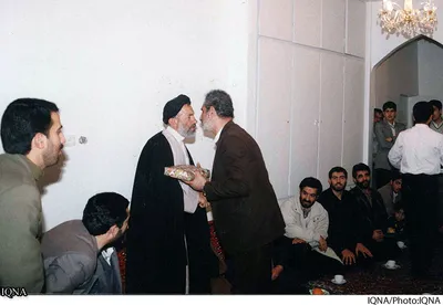 مرحوم علی اربابی و مرحوم حجت‌الاسلام ابوترابی‌فر