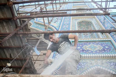 آستان علی‌بن مهزیار اهوازی همچنان در دست ساخت