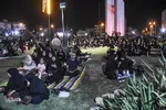 عزاداری شب هشتم محرم در سمنان‎