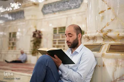 جزءخوانی قرآن در آستان علوی