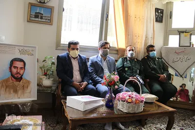 دیدار با خانواده شهید «مهدی اثنی عشری» شهید شاخص هنرمند استان فارس‎‎
