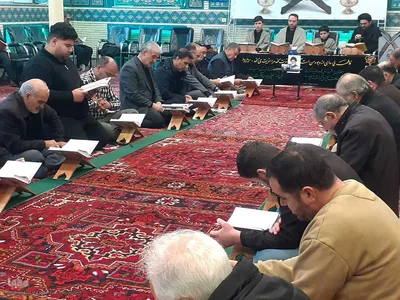 محفل جزء خوانی قرآن کریم در اهر