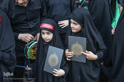 دسته عزاداری روز عاشورا در همدان‎