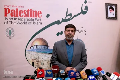 
رمضان شریف، رییس ستاد انتفاضه و قدس شورای هماهنگی تبلیغات اسلامی