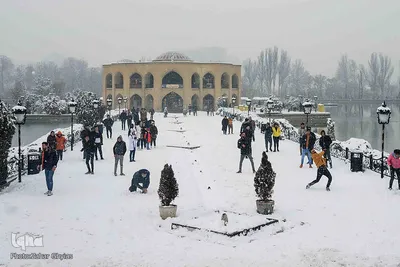 بارش سنگین برف در تبریز‎