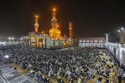 مراسم احیای شب نوزدهم ماه مبارک رمضان در آستان مقدس کاظمیه (ع) 