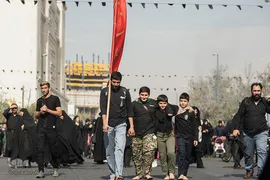 راهپیمایی جاماندگان اربعین حسینی در تهران
