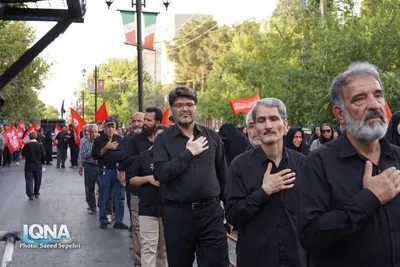 مراسم جاماندگان اربعین حسینی در ملایر