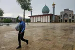 باران اردیبهشت در حرم شاهچراغ(ع)