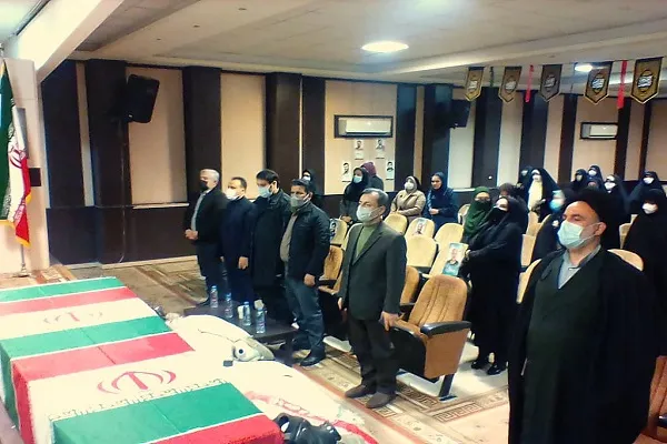 برگزاری مراسم هفتم شهید گمنام در دانشگاه پیام‌نور مرکز رشت