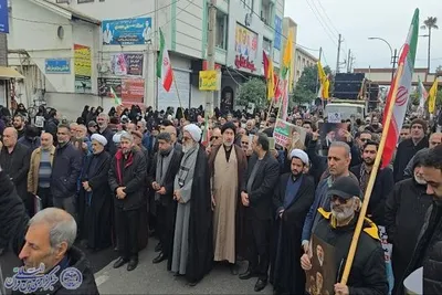حضور پرشور مردم بابلسر در راه‌پیمایی روز جهانی قدس
