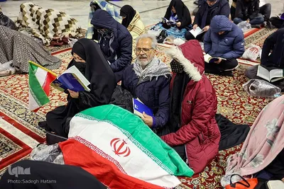 مراسم پرفیض احیای شب بیست‌ویکم ماه رمضان در حرم رضوی