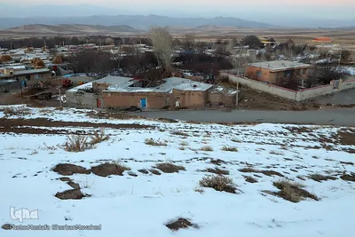 برف و یخبندان روستای «کردلر» در اهر