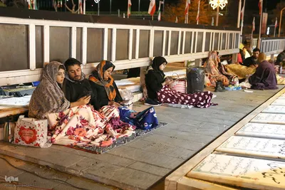 مراسم احیای شب بیست‌وسوم رمضان در قزوین‎