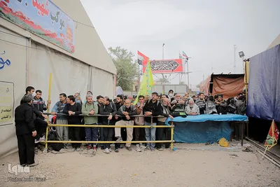 بازديد اصحاب رسانه از فعاليت‌هاي موكب احمدبن موسي(ع) در كربلا
