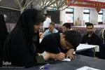 حماسه حضور در گلستان شهدای اصفهان
