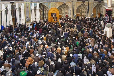 عزاداری شهادت حضرت زهرا(س) در آستان علوی و حسینی

