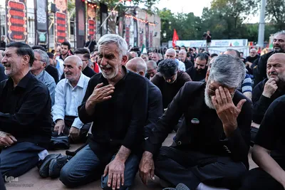 مراسم عزاداری شام غریبان رهبر شهید انقلاب-تبریز