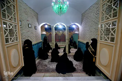 آیین غباررویی ضریح امامزاده موسی مبرقع