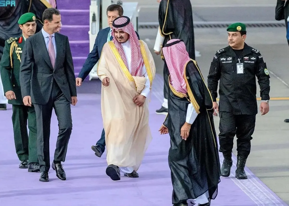 د سورئې ولسمشر د عربی اتحادئې په سرمشریزې کې د ګډون لپاره عربستان ته ورسید