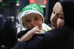 مراسم شیرخارگان حسینی در حسینیه اعظم زنجان