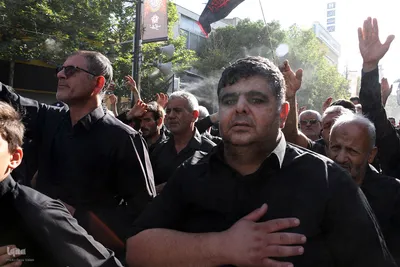 اجتماع بزرگ عزاداران در دسته حسینیه اعظم زنجان