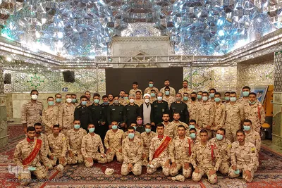 همایش تکریم و بزرگداشت روز سرباز در سومین حرم اهل بیت