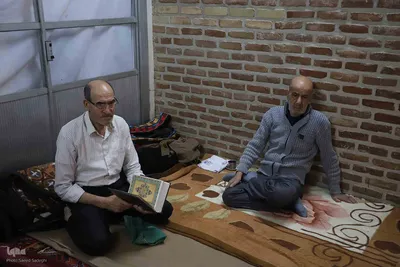 مراسم معنوی اعتکاف در تبریز