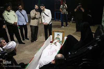وداع با پیکر شهید محمد رونقی پس از ۲۹ سال
