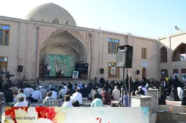 مراسم دعای عرفه در آستان مقدس حضرت سید حمزه(ع) تبریز