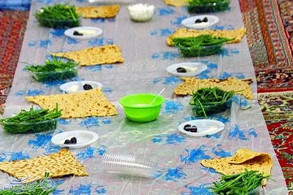برپایی سفره افطاری ساده در ۲۱۵ بقعه متبرکه مازندران