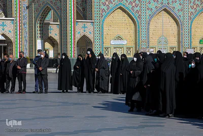 مراسم تشییع و خاکسپاری سعید تشکری در حرم رضوی