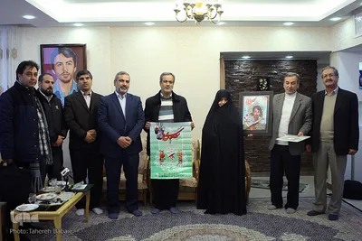 دیدار جمعی از جامعه قرآنی با خانواده شهید ابراهیم لشکری نژاد