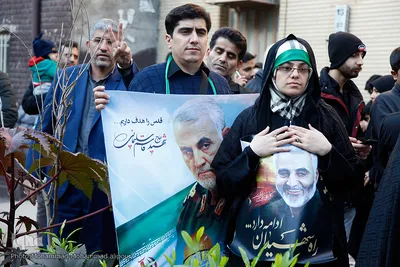 تشییع پیکر مطهر سپهبد شهید قاسم سلیمانی، سردار ایران در اهواز