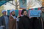 استقبال از چهار شهید گمنام دوران دفاع مقدس در یزد