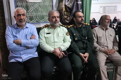 مراسم اربعین شهدای اقتدار در ملایر