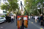 بدرقه پیکر استاد فرشچیان به خانه ابدی (۲)