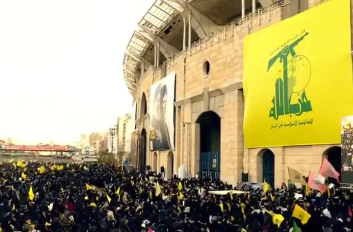 Lübnan’da Şehit Nasrallah ve Safiyuddin'e veda töreni düzenlendi
