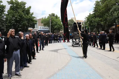 مراسم سنتی عزاداری عاشورای حسینی در اهر
