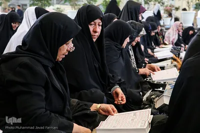مراسم معنوی اعمال ام داود در حرم عبدالعظیم الحسنی(ع)