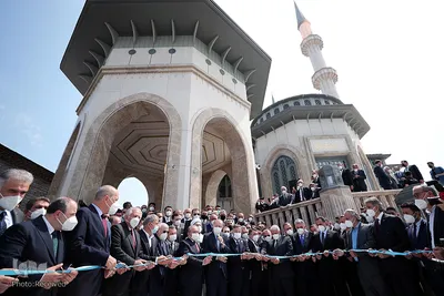 افتتاح مسجد «تقسیم» استانبول